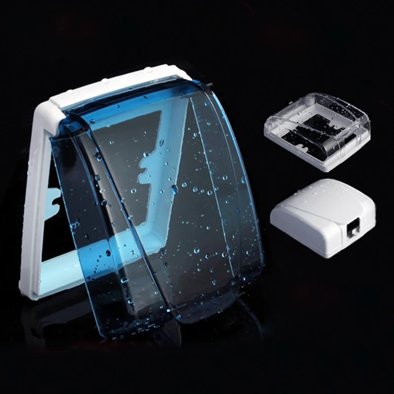 10pcs 86 Type Electrical Socket Switch Waterproof Box Thick Splash Home Bathroom Cover | Обустройство дома