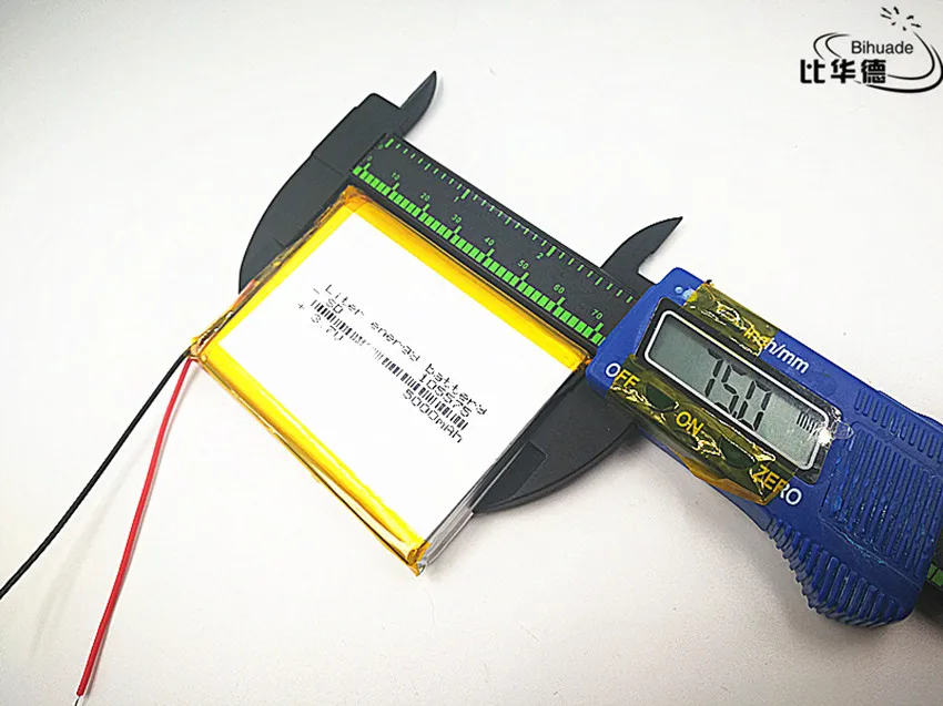 3,7 V литий-полимерный аккумулятор 5000 mah переговорный 105575 gps Автомобильный регистратор данных