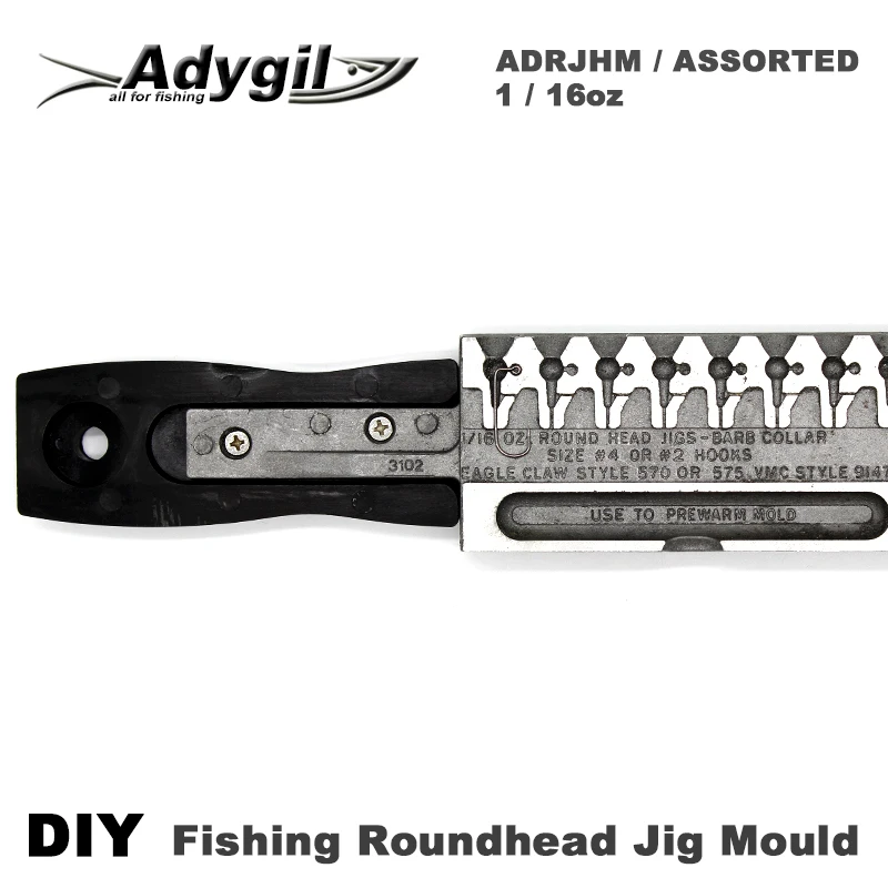 Форма для рыболовных колец adyil DIY ADRJHM/Ассорти комбинированная 1/16 унций (1 75 г) 8