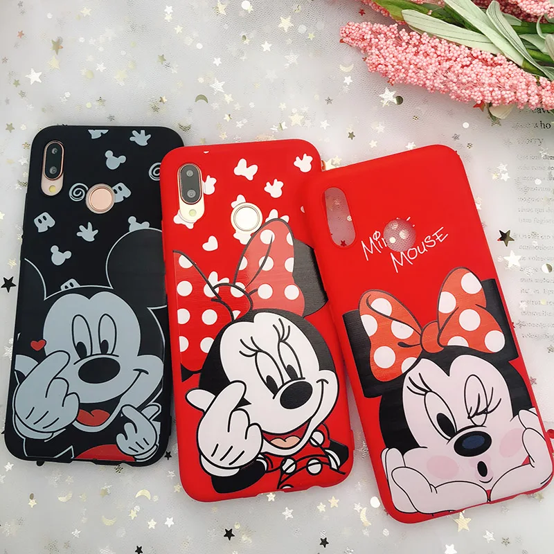 Милый мягкий мультяшный чехол из ТПУ для Huawei P20 P8 P9 P10 P Smart Plus Mate 10 20 lite Mini Pro Honor 7A 7C 8X