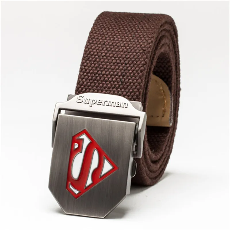 Супермен тактический ремень холст мужские Новые широкие толстые военные ремни