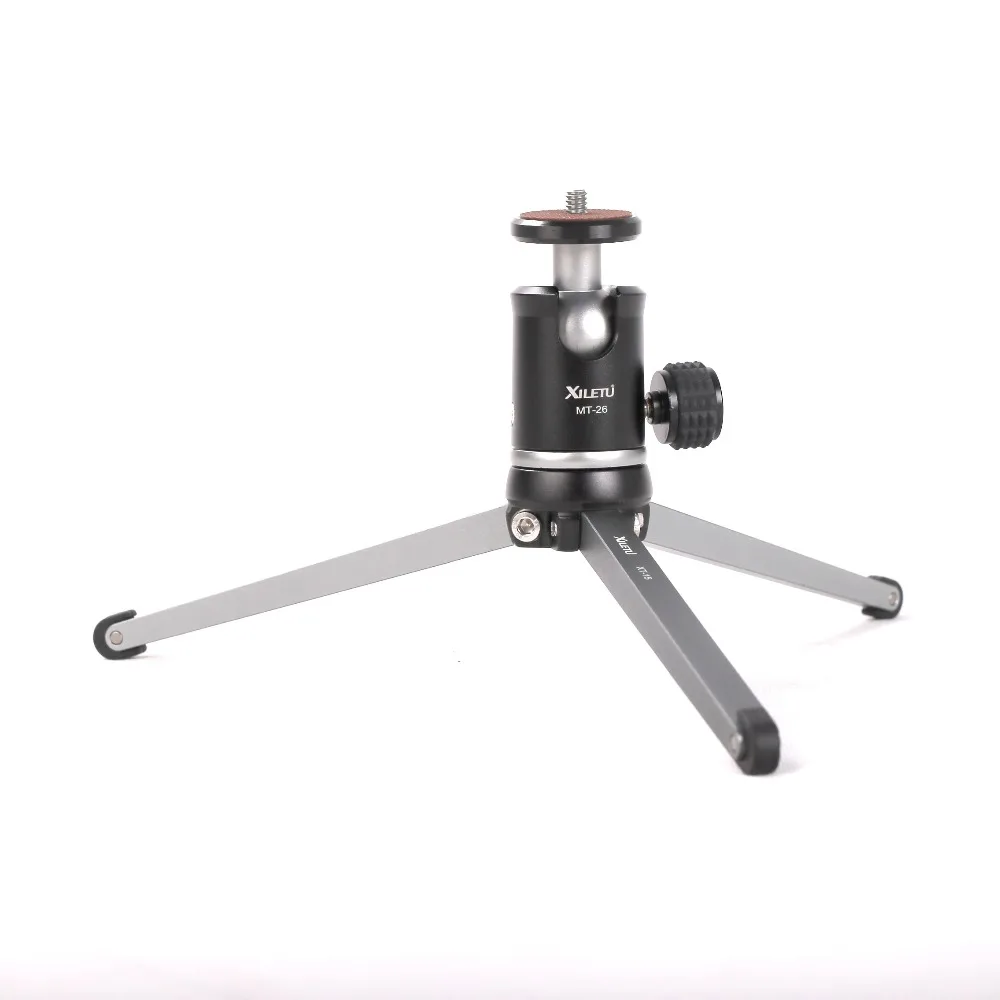 MT26 Multifunction llightweight Mini Tabletop small Tripod and Ball Head For DSLR camera Bracket Mobile phone support outsider |