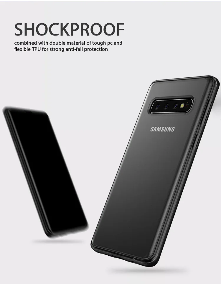S10 Чехол iPaky ультра тонкий противоударный чехол для samsung galaxy S10 PLUS силиконовая крышка для PC для galaxy s10e s 10 plus чехол для телефона s