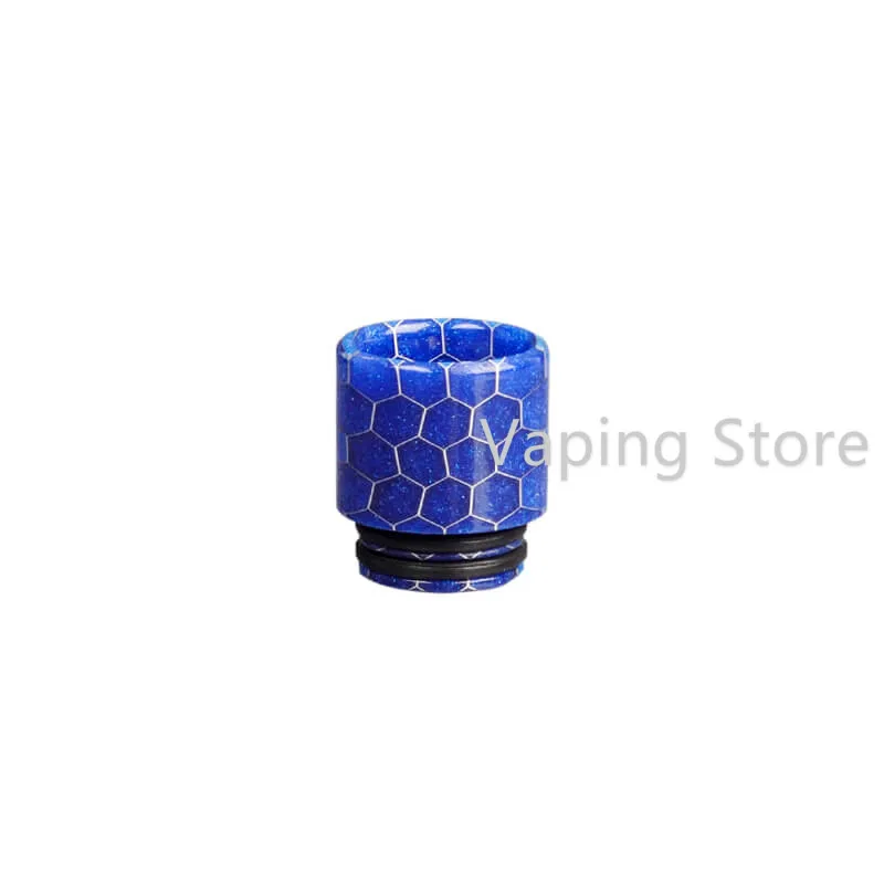 Blue 810 делриновый дрип-тип змея кобра кожный мундштук для FreeMax TWISTER 80W FireLuke 2/SnowWolf Wolf Tank - Цвет: Blue