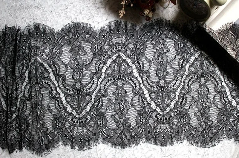 6 м/лот кружевная ткань для ресниц DIY декоративная Высококачественная мягкая