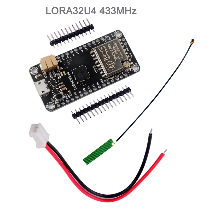 LoRa32u4 433MHz LoRa32u4 II Lora модуль IOT макетная плата, LiPo Atmega328 SX1276 для Arduino 868 МГц 915 МГц/433 МГц DIY0050 DIY0031 - Цвет: LoRa32u4 433MHz
