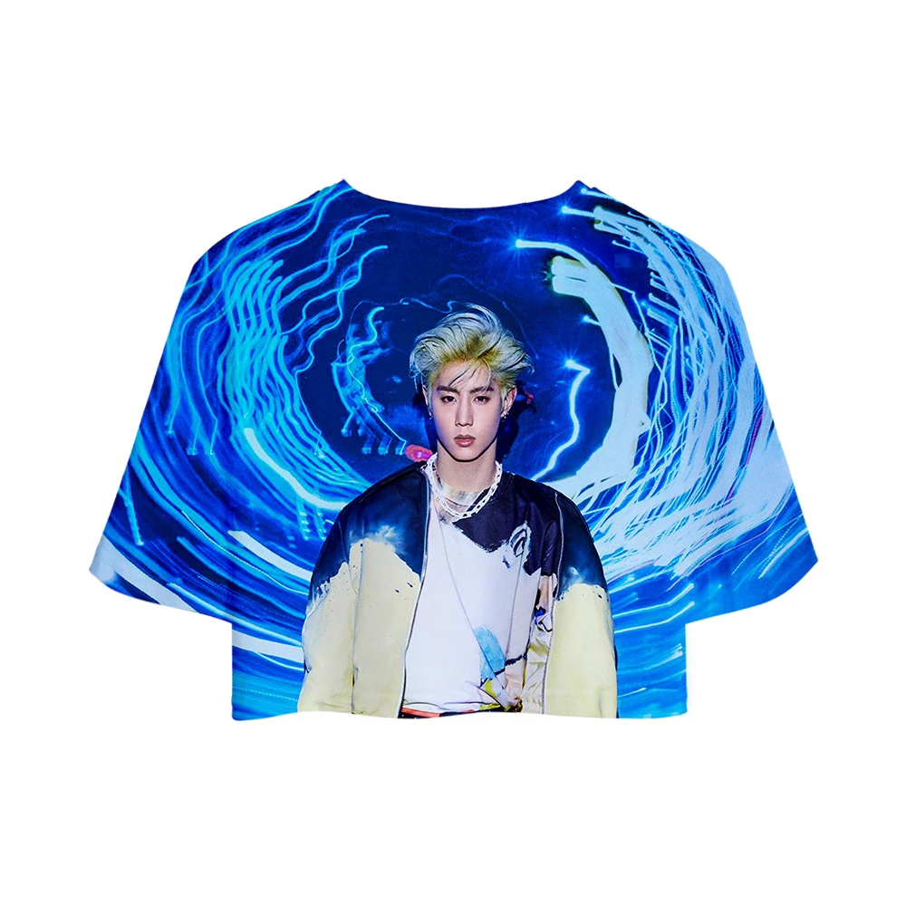 LUCKYFRIDAYF Объёмный рисунок (3D принт) KPOP GOT7 WORLD TOUR держать волчки культур для девочек