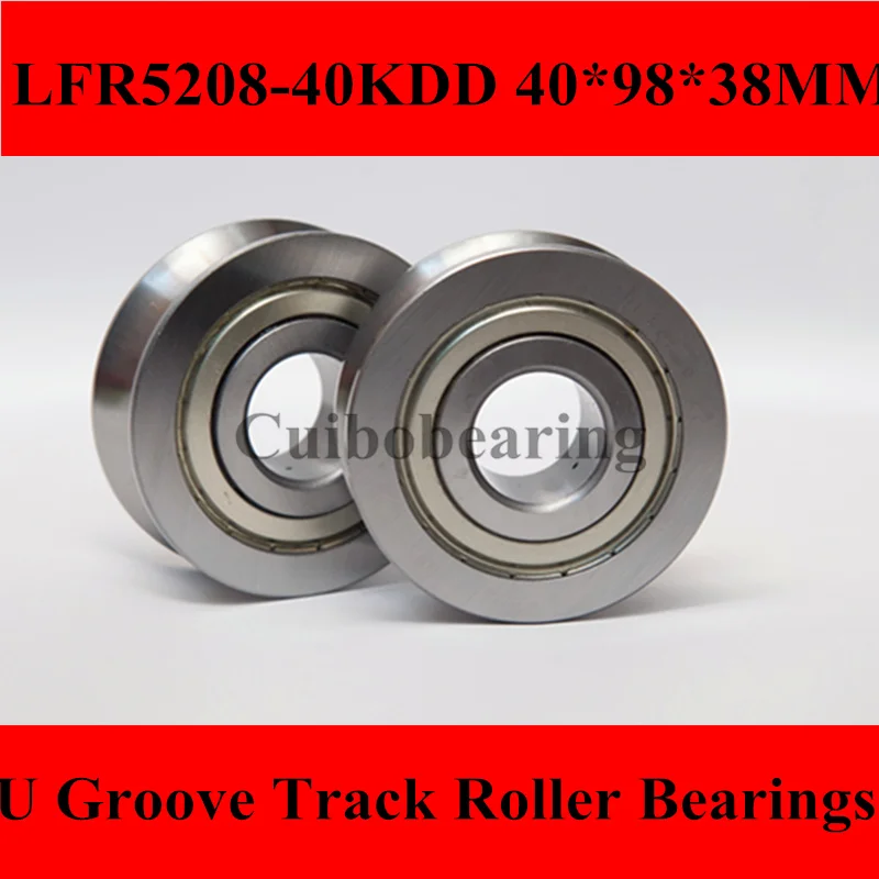 

LFR5208 Groove Track Roller Bearings LFR5208-40KDD LFR5208-40ZZ size:40*98*38mm