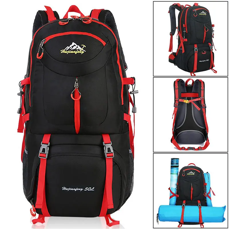 Походный рюкзак 50L рюкзаки водонепроницаемый для мужчин походный спортивная