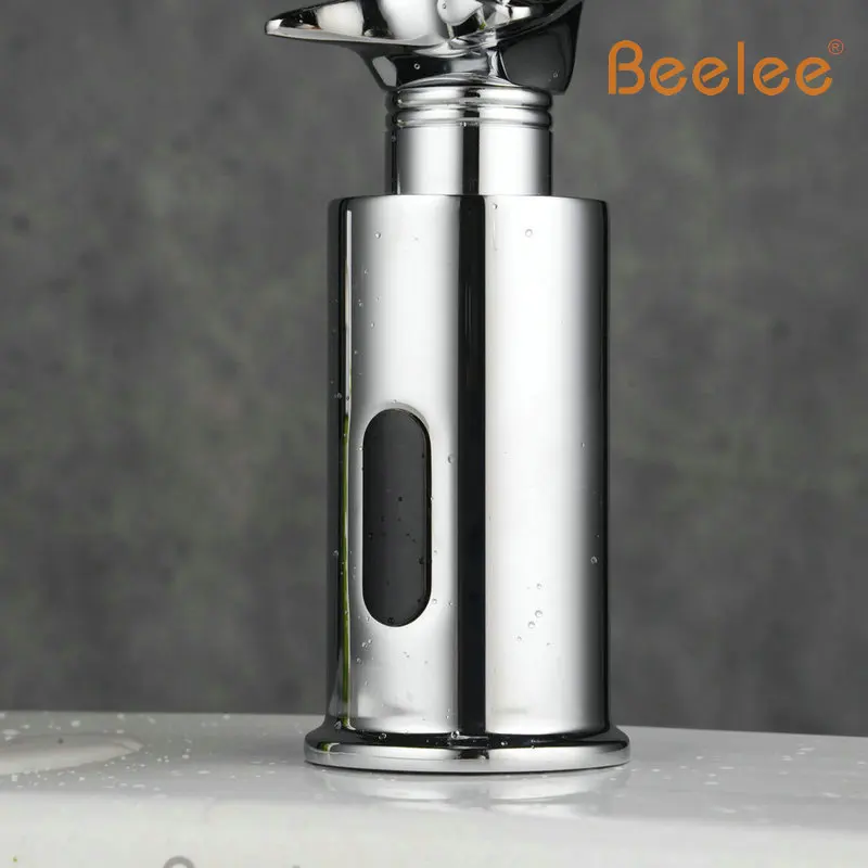 

Beelee BL0125 Free Shipping Fashion Automatic Hand Touch Tap Free Animal Dolphin Sensor Faucet Bath Sink cold mixer tap