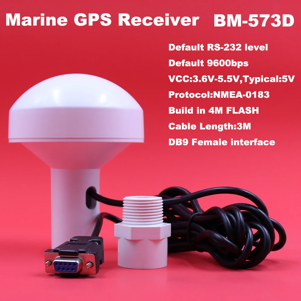 BEITIAN морской gps приемник лодка корабль 9600bps NMEA 0183 DB9 разъем с винтовой трубкой BM