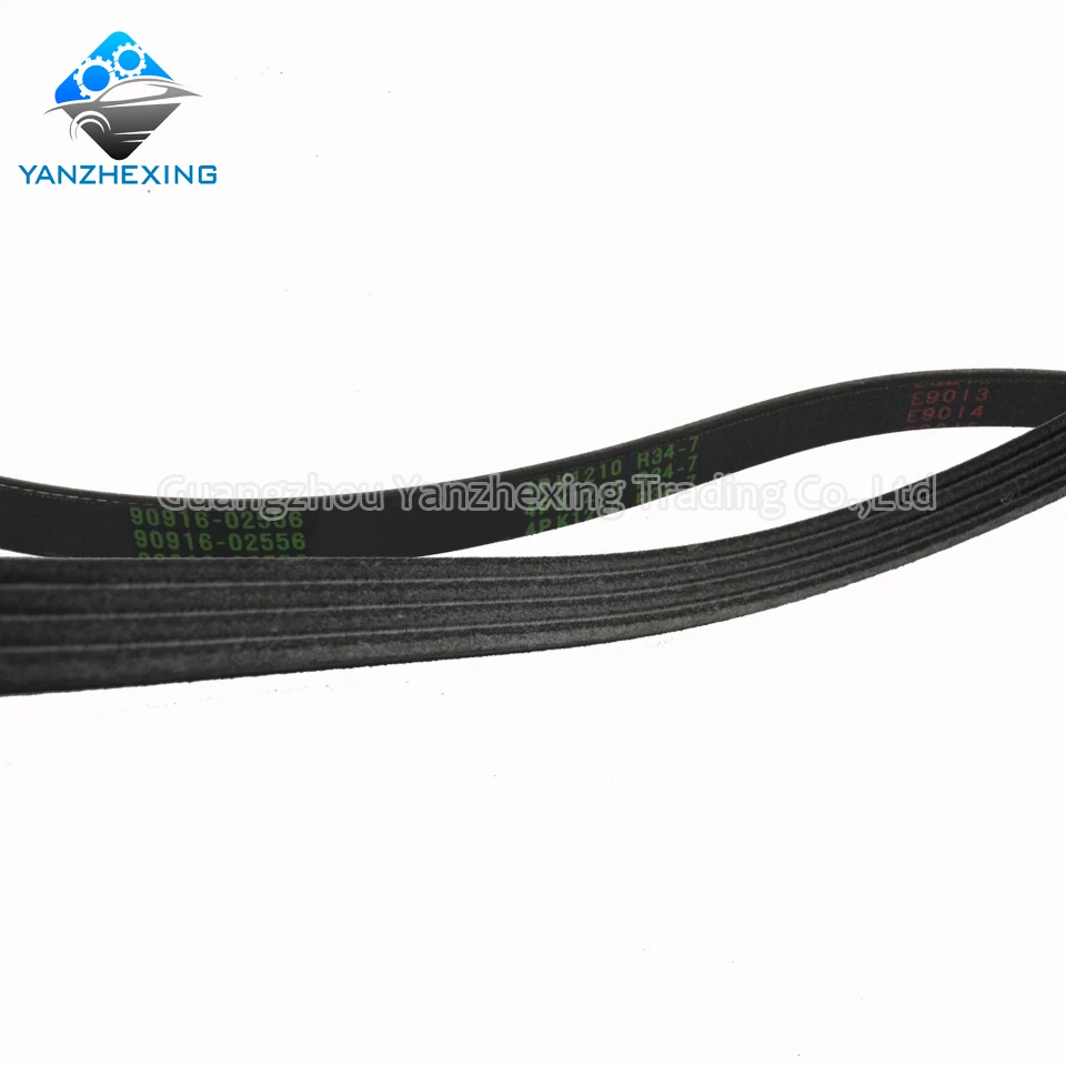 Ремень вентилятора генератора OEM: 90916-02556 4PK1210 для Toyota Yaris, VIOS COROLLA для Scion Xa XB Длина: 1210 мм ребра: 4