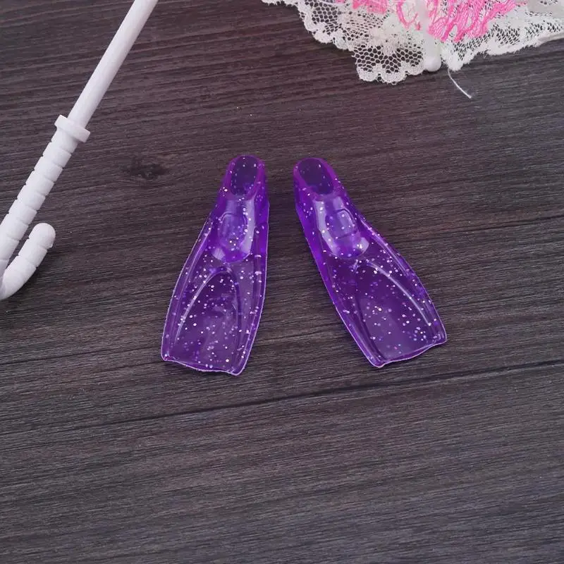 Комплект из 4 предметов аксессуары для кукол фиолетового цвета костюм дайвинга