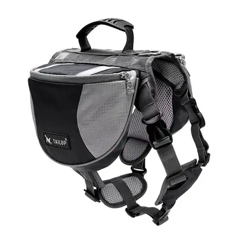 Уличный рюкзак TAILUP для домашних животных, вместительная Регулируемая седельная сумка для собак, роскошный ранец для Путешествий, Походов