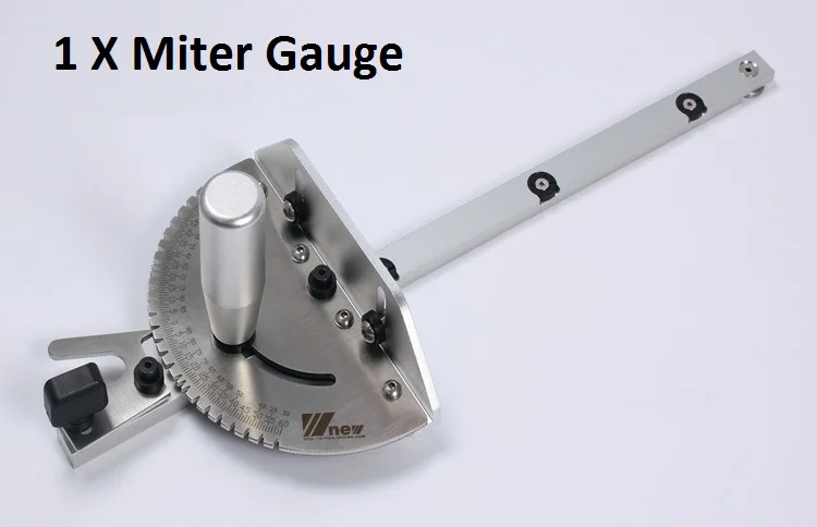 Miter Gauge Деревообрабатывающий инструмент DIY торцовочный манометр и коробка шарнирный джиг комплект с регулируемым флип-стопом - Цвет: Miter Gauge