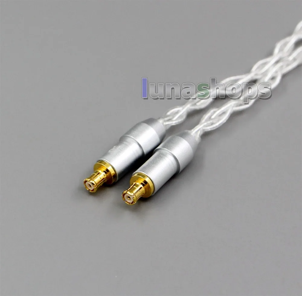 LN006338 XLR сбалансированный 3,5 мм 2,5 мм 8 ядер посеребренный кабель для наушников для FOSTEX TH900 MKII MK2 TH909 TR-X00 TH600 TH610