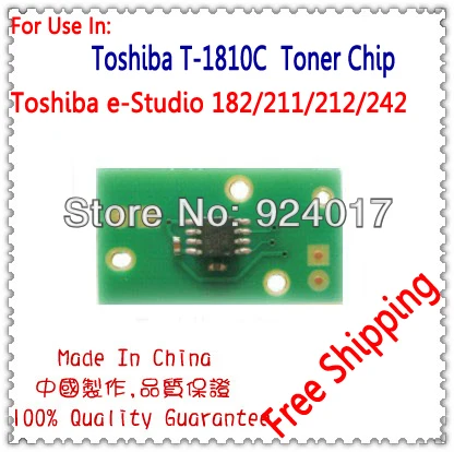 Для Toshiba E STUDIO 181 182 211 212 242 чип тонер-принтера для T-1810 T1810 T 1810 заправка чипа