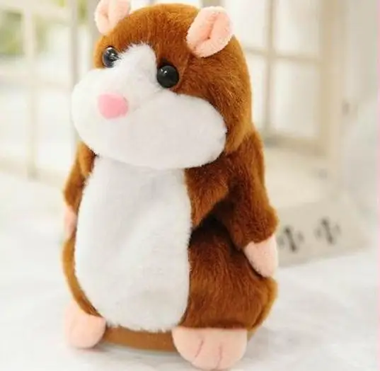 Русский Английский говорящий хомяк говорящая плюшевая игрушка животное