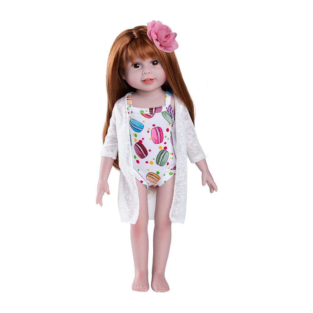 Summer Princess Кукла реборн, 18 дюймов, мягкий силикон, Reborn, для малышей, восхитительная, Реалистичная, Bonecas, для девочек, Menina De Surprice, кукла с открытыми руками, игрушки - Цвет: Summer Princess