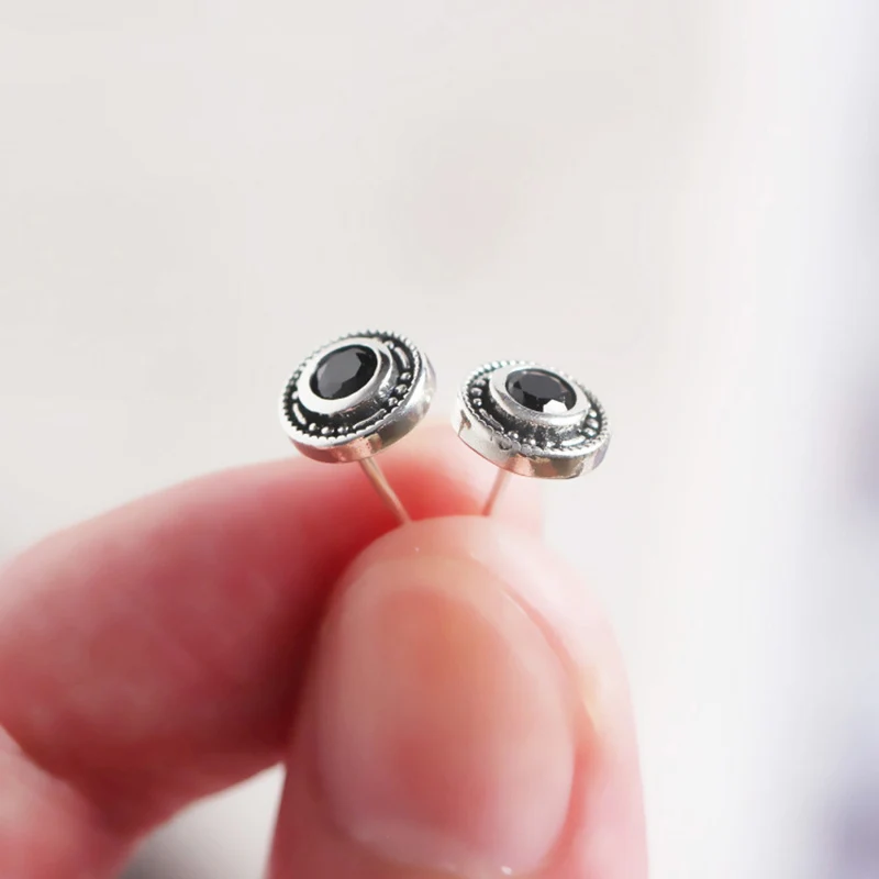 SHANICE крутая Мужская и женская серьга-гвоздик из серебра 925 пробы с фианитами