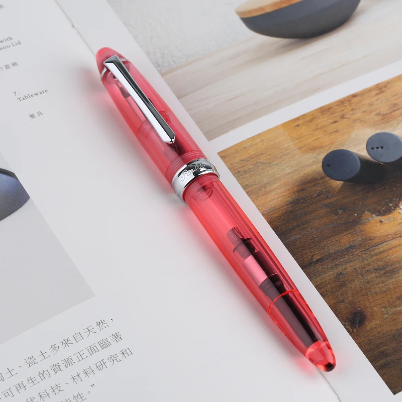 6 Penbbs 308 Высококачественная перьевая ручка из полимерного материала для бизнеса и офиса, быстрое письмо для руководителя, подарочные ручки с чернилами - Цвет: 6