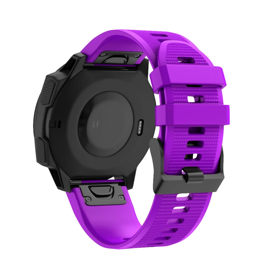 26 мм 22 мм ремешок для часов Garmin Fenix 5 5X3 3 HR для Fenix 5X Plus S60 часы Quick Release силиконовый ремешок Easyfit