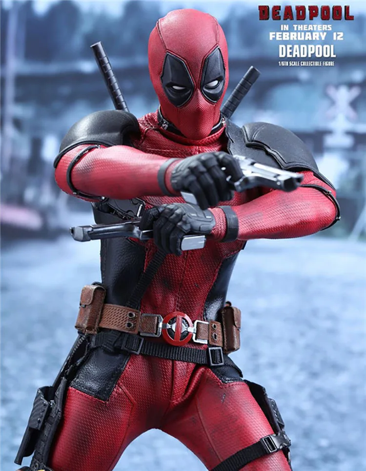 Горячие игрушки Marvel X men deadpours 30 см подвижные шарниры BJD фигурка для