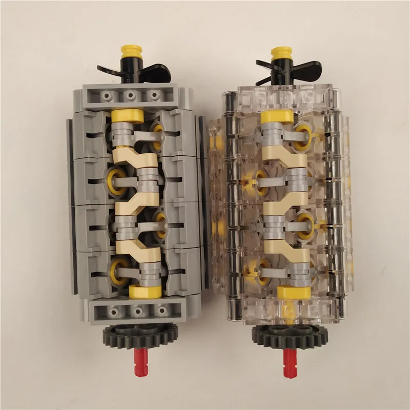 1 компл. V8 двигатель цилиндр Technic автомобильные блоки силовой двигатель модель цилиндра Строительные Кирпичи Игрушка совместима с 2850B 32333 2852