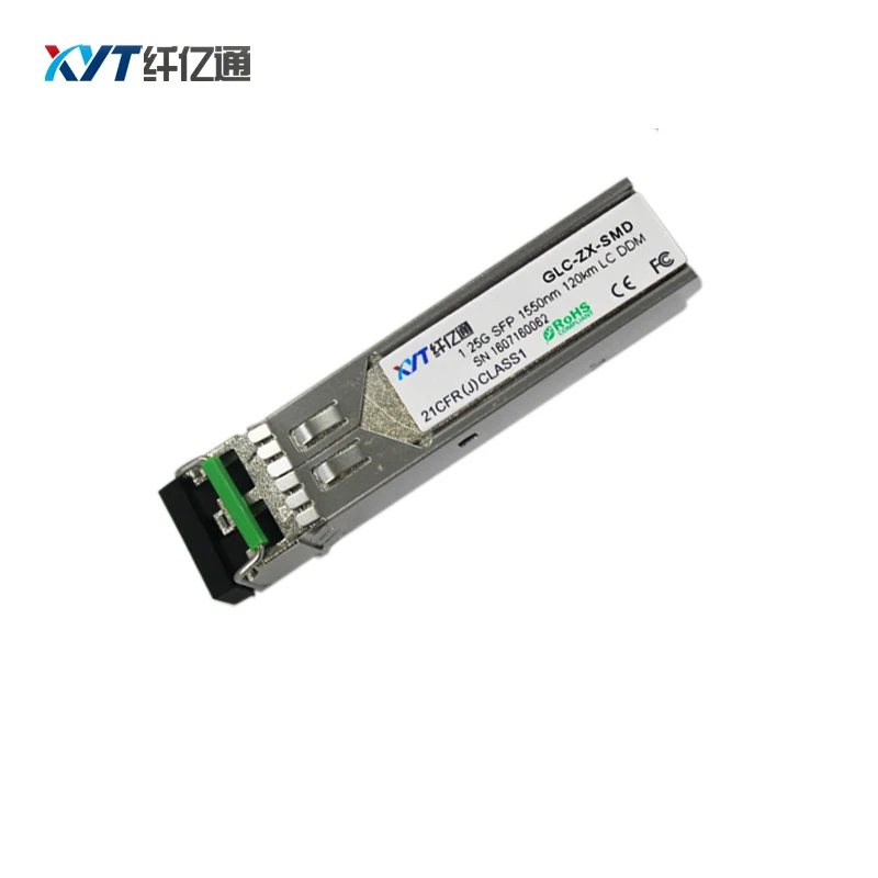 

4pcs /Lot DFB SFP Transceiver 1550nm Dual Fiber 120km SFP Optic Module ZYXEL switch Compatible
