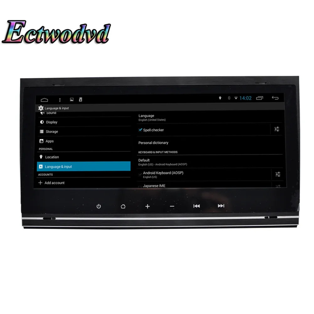 Ectwodvd 8 дюймов 4 ядра Android 7 1 автомобильный DVD gps-навигация радио стерео для Audi A4 2002 2003