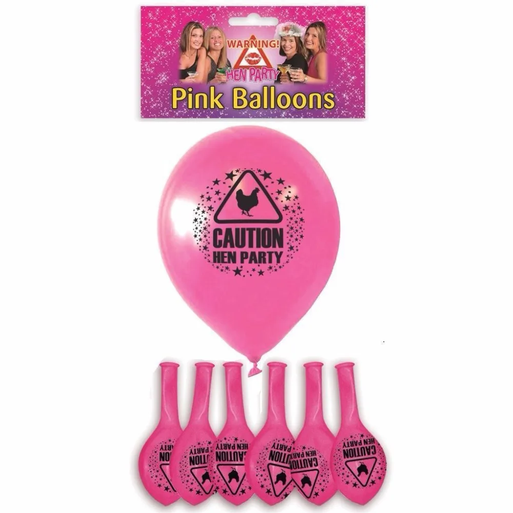 Вечерние Розовые воздушные шары для курицы 10 шт. вечерние девичника взрослых |