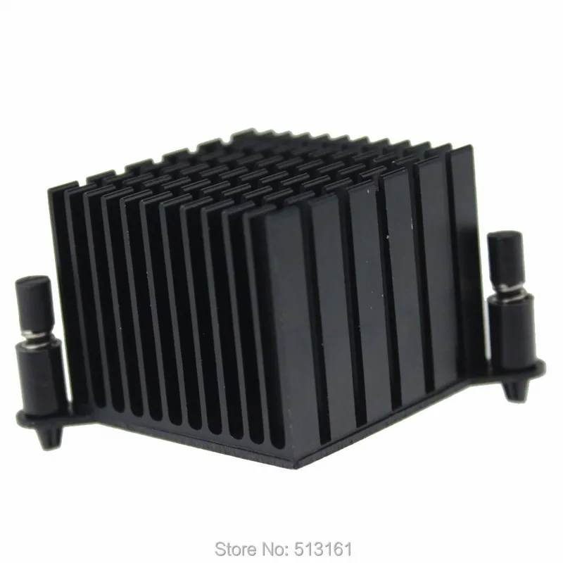 Алюминиевый ребра охлаждения черный радиатор 2 шт. 38x38x30 мм|cooling radiator|heatsink coolingaluminium