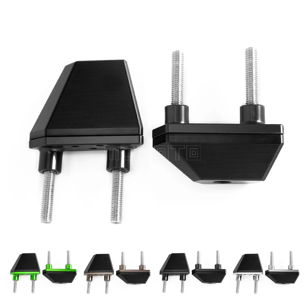 1 пара ЧПУ алюминиевые слайдеры рамы мотоцикла защита от ударов для Kawasaki Z1000 2007 2008