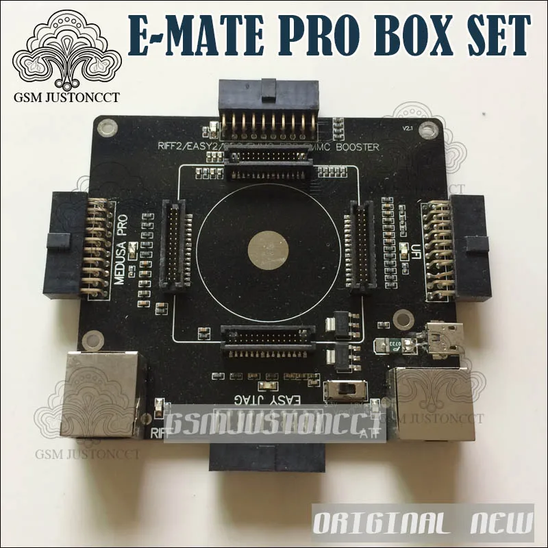 Новинка 2019 электронная сигарета легкий набор новая Emate Pro Box инструмент EMMC все в