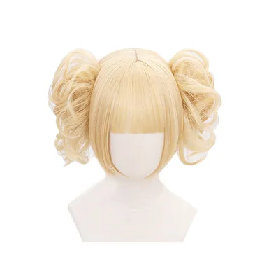 wig Костюмы для косплея для My Boku No Hero Academy химико Тога Униформа юбка/брюки/бюстгальтер/носок/наручники костюм для Хэллоуин костюм - Цвет: wig