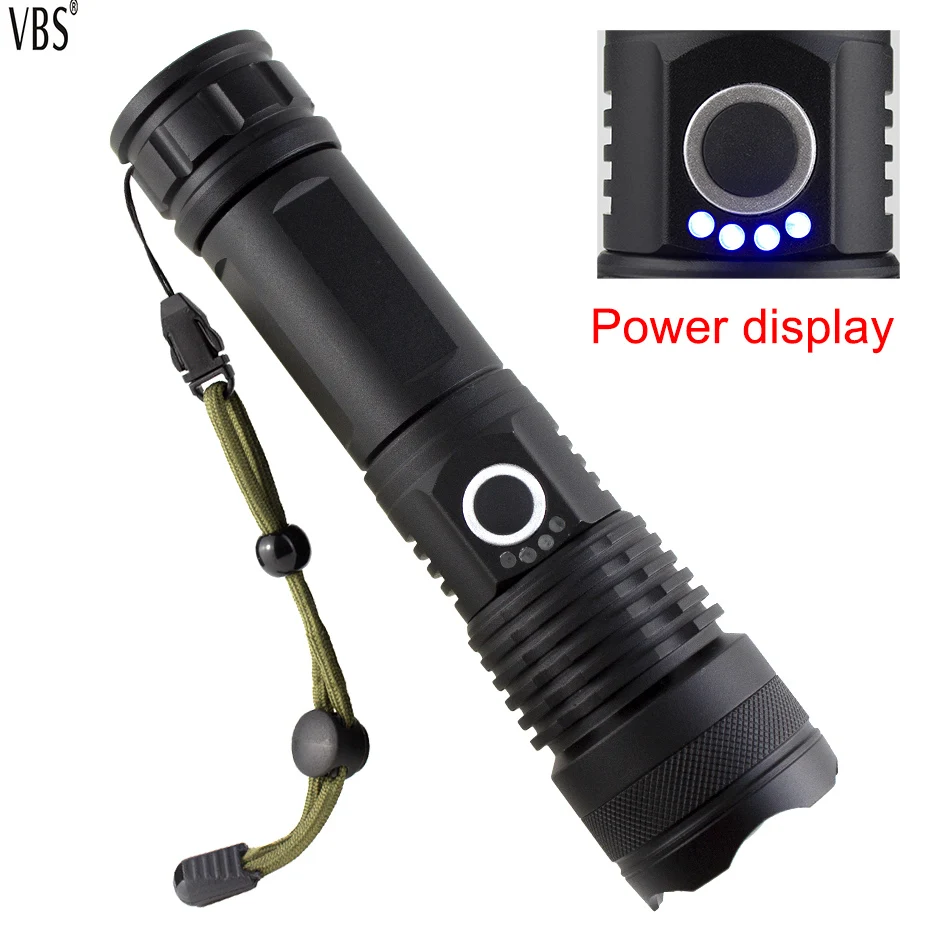 Мощный светодиодный фонарик CREE XLamp XHP50.2 светодиодный фонарик с максимальной выходной мощностью до 30000 люменов светодиодный фонарик lanterna A1
