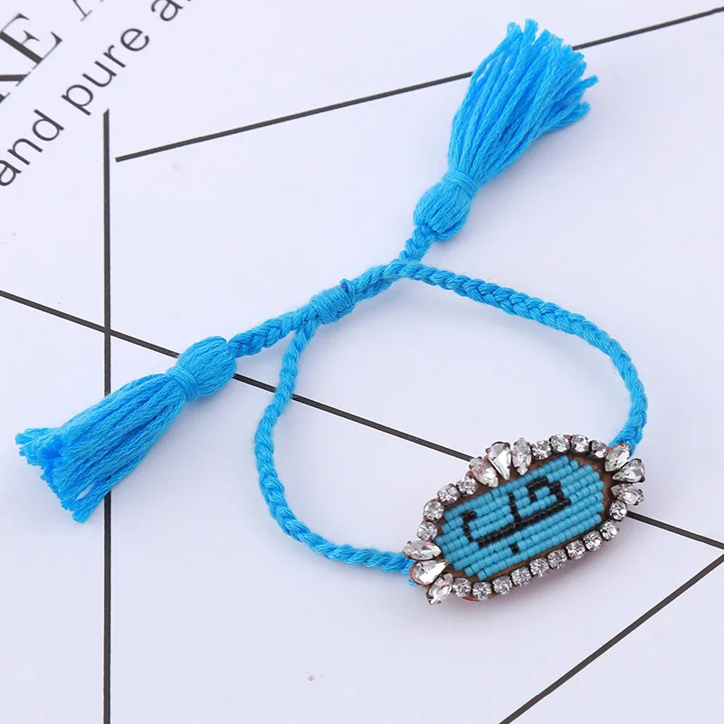 2018 красочные новые магнитные браслеты в богемном стиле с бусинами и кисточками