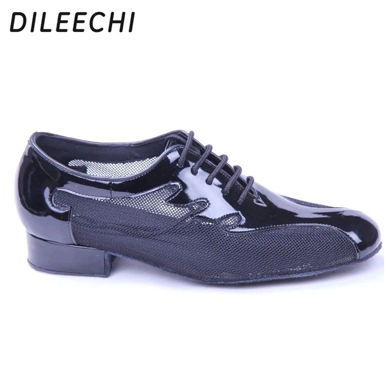 DILEECHI Новое поступление Мужская обувь для современных танцев взрослых черная