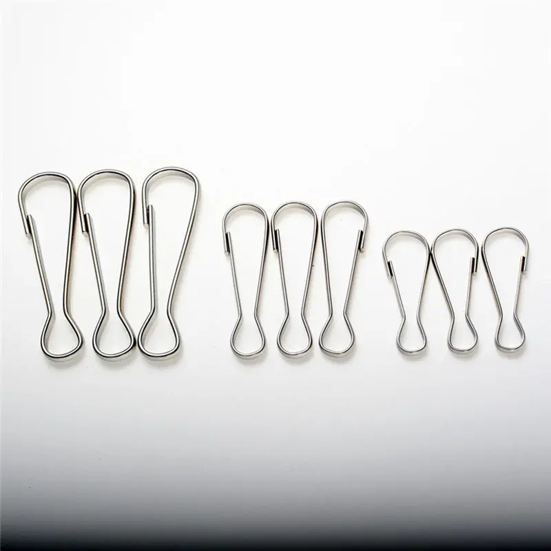 100 шт. пусковой крючок из нержавеющей стали Карабин брелок кольцо Паракорд