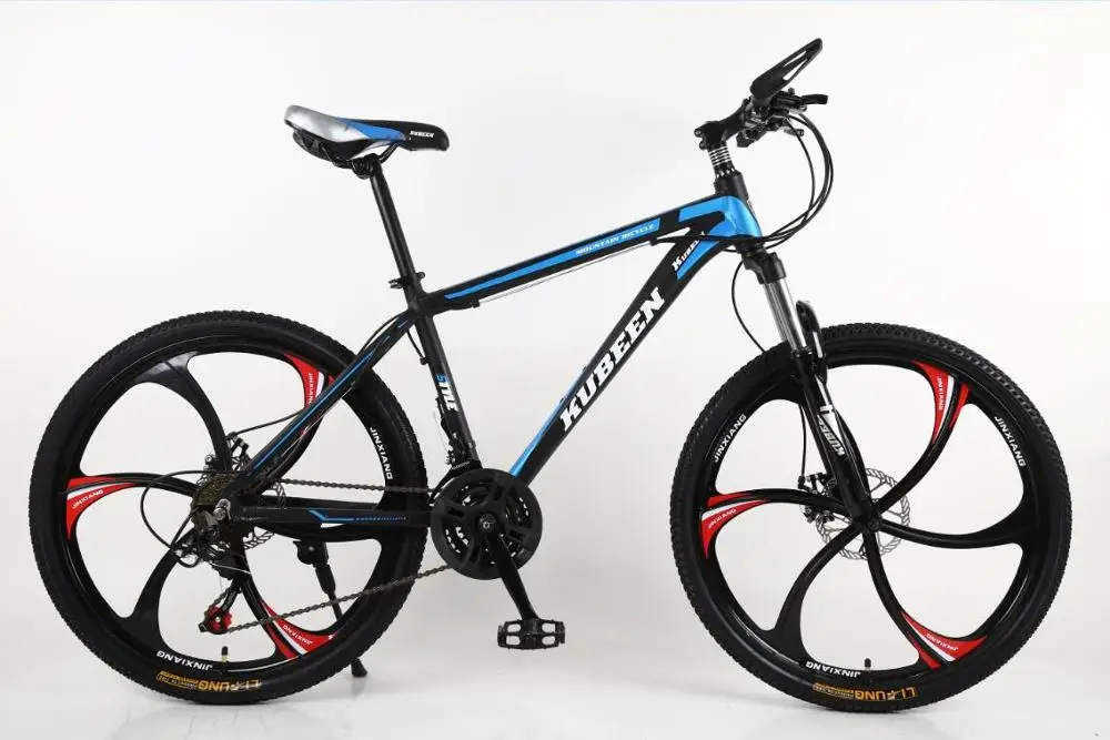 KUBEEN горный велосипед алюминиевая рама 21 скорость Shimano 2" колеса - Цвет: blue 6