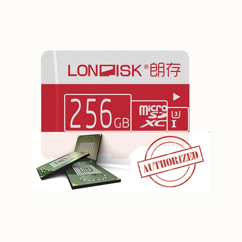 LONDISK 256 GB Micro SD карты UHS I (U1)/UHS (U3)/Class 10 (C10) microSDXC памяти с sd адаптером|Карты памяти| |