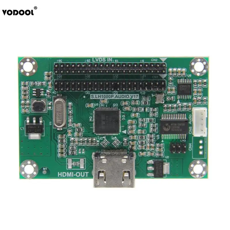 VODOOL LVDS к HDMI адаптер плата конвертер карты поддержка 1080P разрешение компьютера ПК плата расширения передачи аксессуары