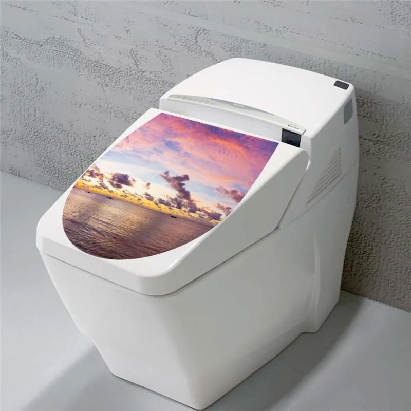 3D пейзаж Гомер Декор креативный Туалет наклейки на сиденья виниловые настенные