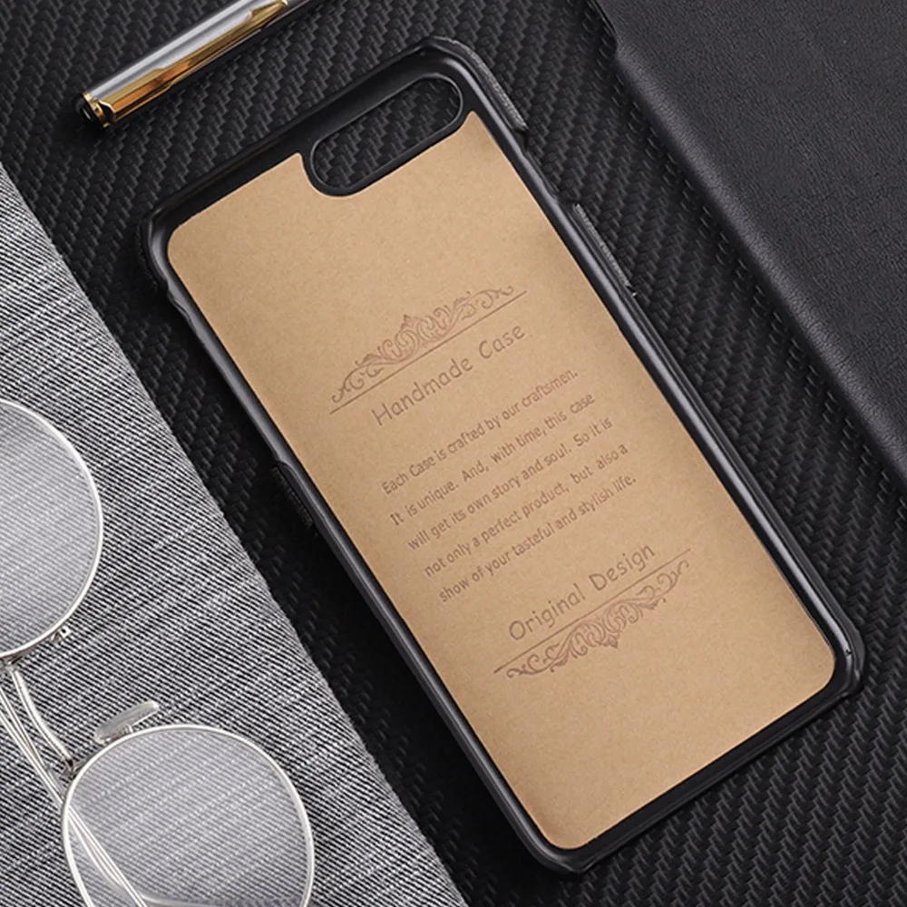 Модная чехол для iPhone 7 8 Ultra Slim Canvas сращивания искусственная кожа держатель карт