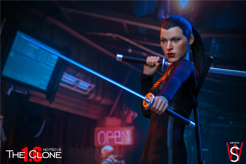 SWtoys 1/6 клон Алиса 2,0 фигурки в черном плотном боевом униформе Коллекция Фигурки игрушки