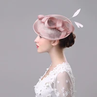 2020 new wedding bridal hats vintage handmade elegant romantic headdress marrige wedding accessories with bow