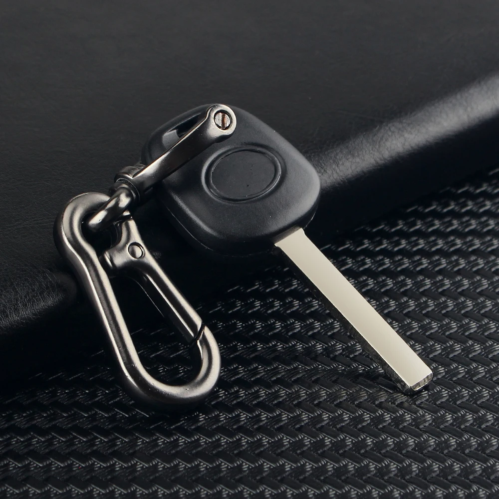 With Key Ring KEYYOU транспондер чип заготовка для ключа зажигания автомобильный футляр для дистанционного ключа Крышка для Toyota Corlla с Uncut VA2 Blade - Количество кнопок: With Key Ring