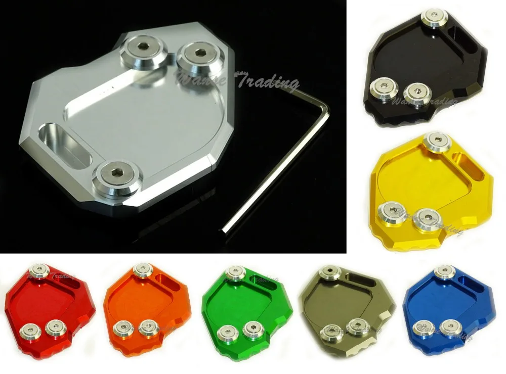 

Sale Kickstand Foot Side Stand Extension Pad Support Plate For BMW F800GS F800 GS 2008 2009 2010 2011 2012 2013 2014 2015