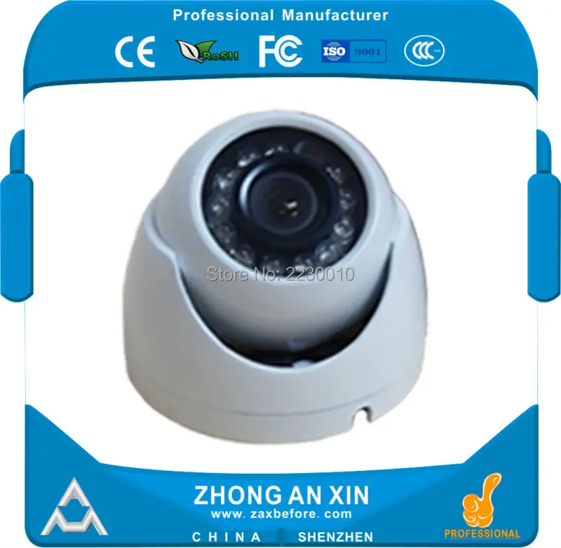 ZhongAnXin AHD 720P 1.3MP ИК Ночное Видение металлическая мини купольная Автомобильная