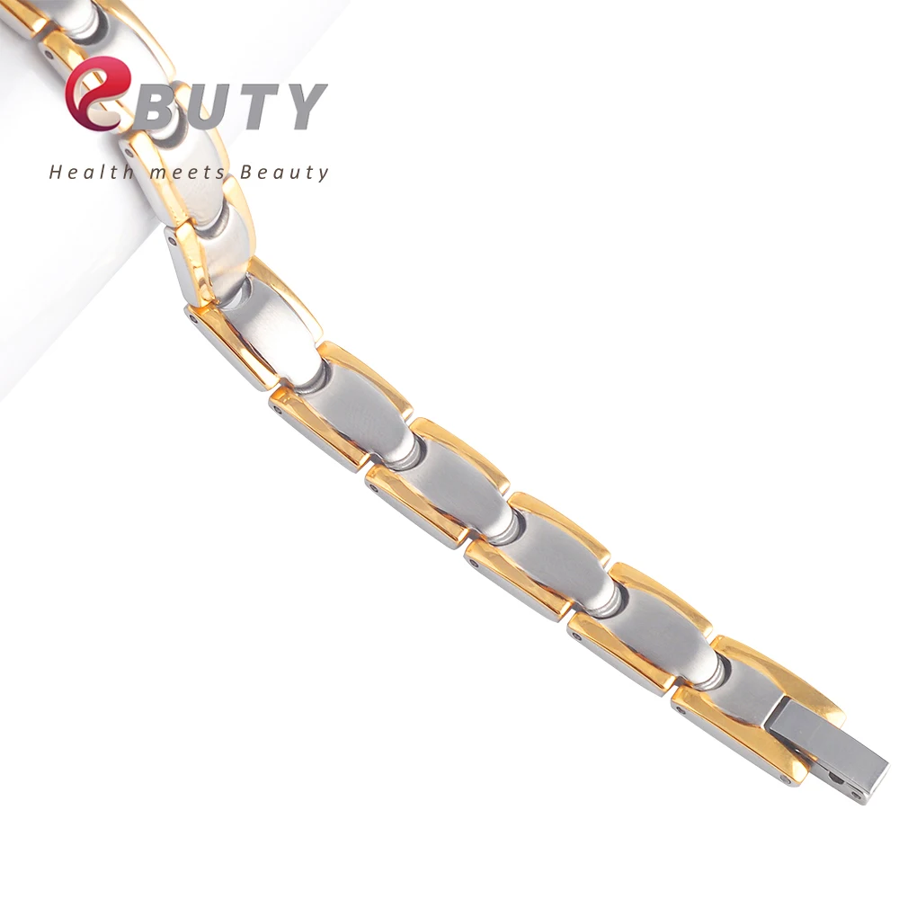 EBUTY Elegant Fashion Bracelets Energy Magnet Titanium Bracelet Health Bangle with Package Box | Украшения и аксессуары